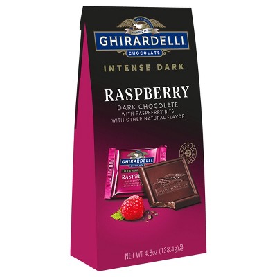 Ghirardelli Intense Dark Chocolate Raspberry Radiance Squares - 4.8oz