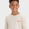 Boys' Long Sleeve 'Hot Sauce' Graphic T-Shirt - Cat & Jack™ Beige - 2 of 4
