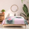 Deny Designs 3pc Full/Queen Angela Minca Chrysanthemum Grid Pattern Comforter and Sham Set - 3 of 4