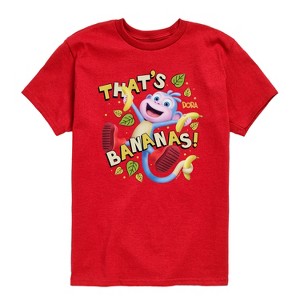 Boys' - Dora the Explorer - Thats Bananas Short Sleeve Graphic T-Shirt - 1 of 3