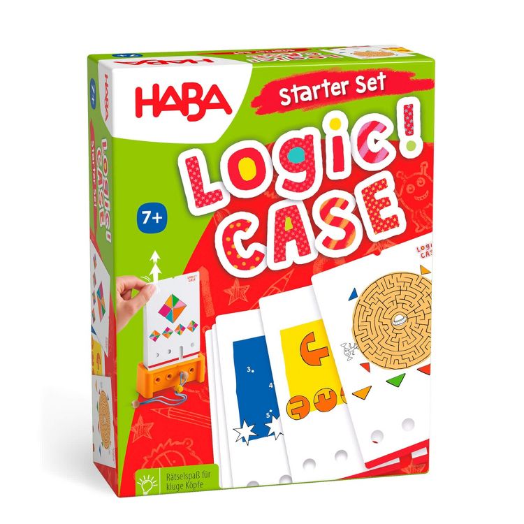 HABA Logic! CASE Starter Set - Brain Teaser Puzzles and Car Games, A Handheld Game to Develop Critical Thinking for Kids Ages 7+, 1 of 10