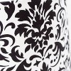 Aladdin Oil Lamp Shade, Cloth, 12 inch Base Fitter Lampshade, Black and White Damask Print - 4 of 4