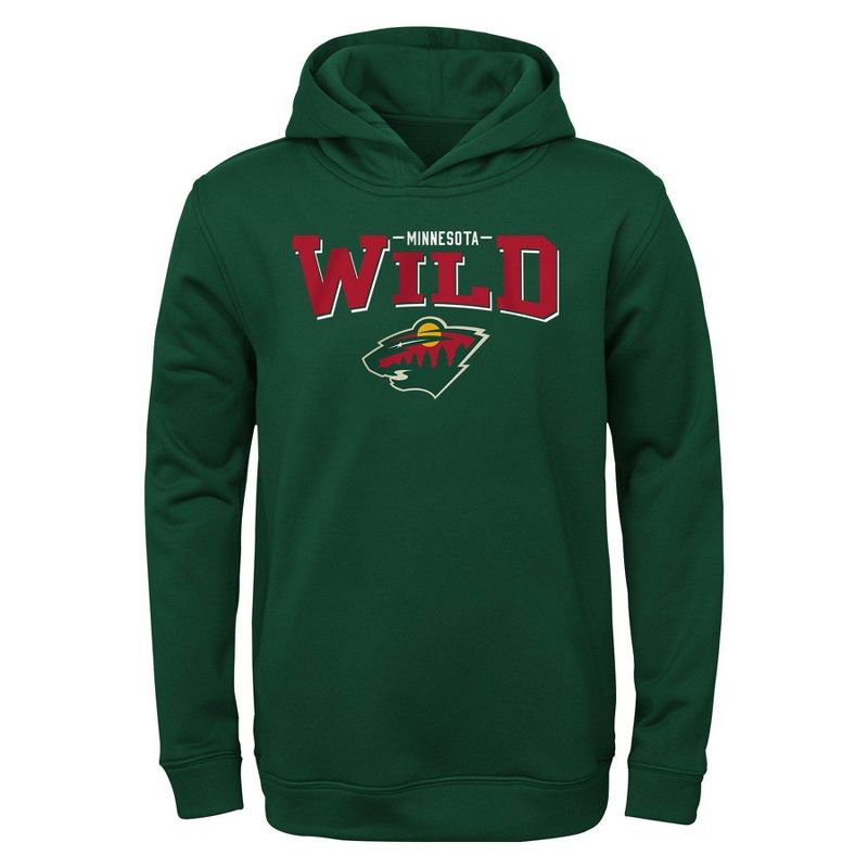 NHL Minnesota Wild Boys&#39; Core Hooded Sweatshirt, 1 of 2
