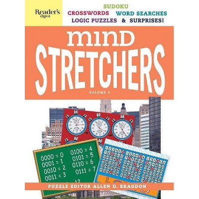 Reader's Digest Mind Stretchers Puzzle Book Vol. 5, 5 - (Mind Stretcher's) by  Allen D Bragdon (Spiral Bound)