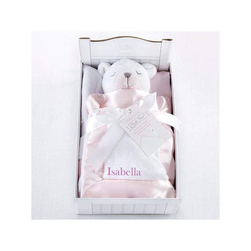 Baby Aspen Beary Sleepy Plush Plus Blanket for Baby - Pink | BA12055PK, 5 of 7