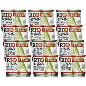 Rio Luna Organic Large Chopped Green Chiles - Case of 12/7 oz - 1 of 4