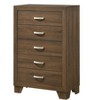 NicBex Retro 5-Drawer Tall Bedroom Dressers,Chest of Drawers for Bedroom,Entryway,Wooden Dresser Chest - 3 of 4