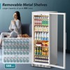Tylza 24 in. W 14.8 cu. ft. Upright Merchandiser Display Refrigerator Glass Door Beverage Cooler in White - 3 of 4