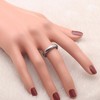 One Ring of Power Wedding Band Stainless Steel Mens Womens Ginger Lyne Collection - 3 of 4