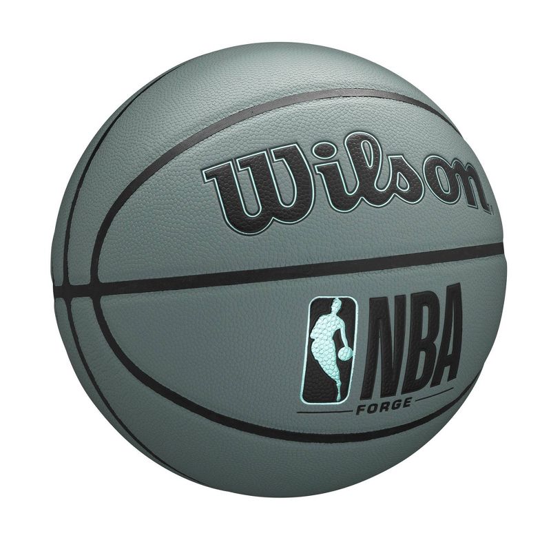 Wilson NBA Forge 29.5&#34; Basketball - Blue Gray, 3 of 12
