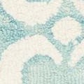 turquoise/ivory