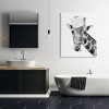 Stupell Industries Giraffe & Toilet Paper Bathroom, 48" x 36" - 2 of 4