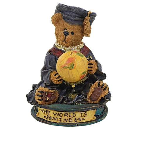 Enesco 4.0 Inch Victor The Graduate Graduation Bearstone Figurines - image 1 of 3