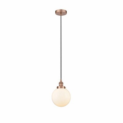 Beacon - 1 Light Mini Pendant In Industrial Style-11.5 Inches Tall and 8 Inches Wide