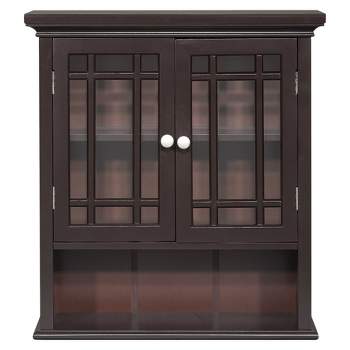 Neal Wall Cabinet with 2 Doors - Elegant Home Fashions