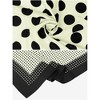 Elerevyo Women's Polka Dots Large Square Satin Silk Like Neckerchief Bandanas Neck Scarves 35.4"x35.4" - 4 of 4
