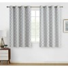 Kate Aurora Chic Living 100% Max Blackout Trellis Thermal Curtains - 2 of 3