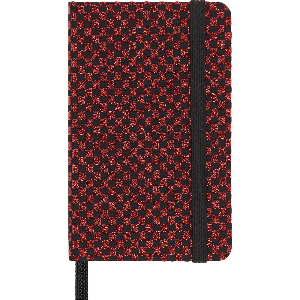 Moleskine Le Holiday XS Ruled Plain H Box Shine Metallic Red
