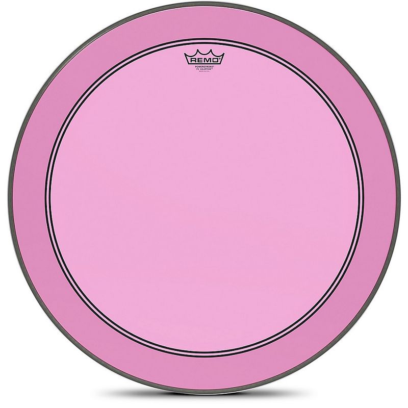 Remo Powerstroke P3 Colortone Pink Bass Drum Head, 1 of 4