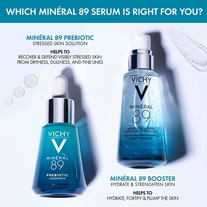 Vichy Mineral 89 Prebiotic Concentrate Anti-Aging Face Serum - 1.014 fl oz, 4 of 11