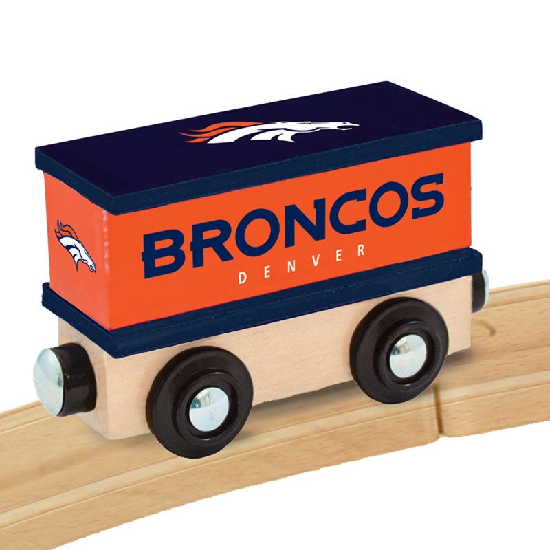 MasterPieces Wood Train Box Car - NFL Denver Broncos, 5 of 6