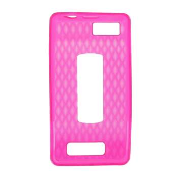 OEM Verizon High Gloss Silicone Case for Motorola Droid X2 MB870 (Pink) (Bulk Packaging)