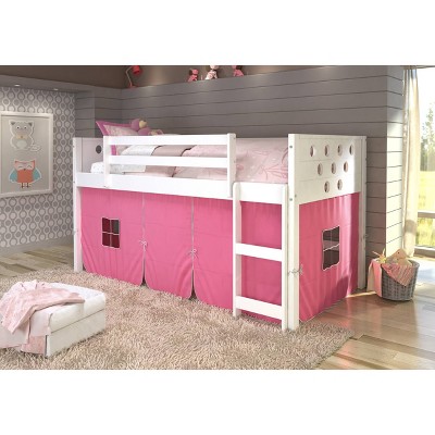 donco low loft bed with desk