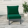 WestinTrends  Avalon Outdoor HDPE Deep Seating Modular Armless Patio Chair with Patio Cushions - 2 of 4