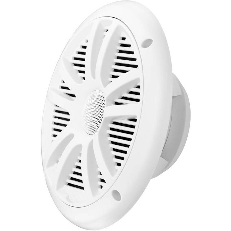 Boss Audio MR6W 6.5" 180W Dual Cone Marine/Boat Speakers Stereo, White (8 Pack), 5 of 7