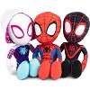 Marvel Spidey & His Amazing Friends 8" Plush Set - Spiderman, Miles Morales & Ghost 3 Pack - Officially Licensed - Stuffed Animal Toy Figure Gift - 2 of 3