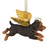Design Toscano Honor the Pooch: Rottweiler Holiday Dog Angel Ornament - 4 of 4