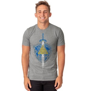 Seven Times Six The Legend of Zelda T-Shirt Men's Triforce Graphic Short Sleeve Tee - 1 of 4