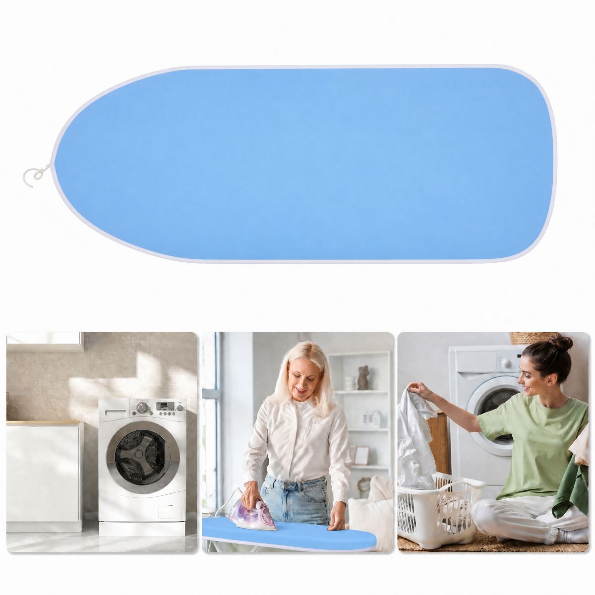 Unique Bargains Durable Heat-resistant Ironing Board Cover 1 Pc - thumbnail 10