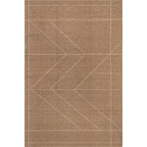 Nuloom Ellen Geometric Easy-Jute Pet Friendly Machine Washable Area Rug - 1 of 4