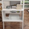 FUFU&GAGA Adjustable L-Shaped Home Office Desk with Large Storage Drawers - 4 of 4