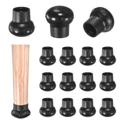 Unique Bargains Silicone Round Chair Leg Caps Floor Protectors 24 Pcs