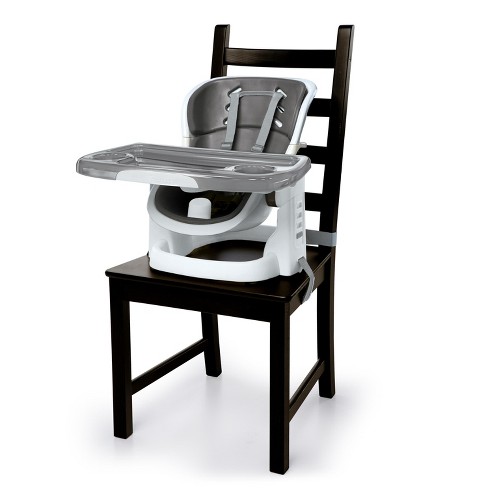 Ingenuity Baby Base 2-in-1 Booster Feeding and Floor Seat with Self-Storing  Tray - Night Sky