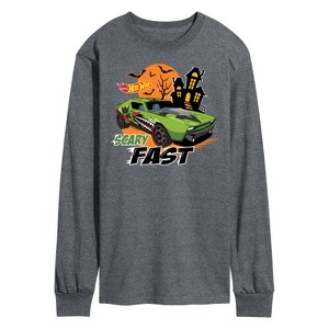 Men's - Hot Wheels - Halloween Long Sleeve Graphic T-Shirt - 1 of 4