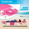SKRAN 3-in-1 Heavy Duty Tanning Chair with Face Hole Adjustable 5-Position Folding Lounge Chairs for Portable Lounge Chair for Patio Pool - 4 of 4