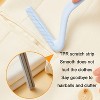 Double-Sided Electrostatic Hair Removal Brush Clothes Dust Removal Scraper(Blue) - 4 of 4