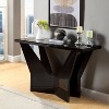 Manke Tempered Glass Top Insert Sofa Table - miBasics - image 2 of 4