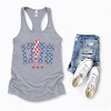 Simply Sage Market Women's 1776 Stars Lightning Bolt Graphic Racerback Tank - 3 of 3