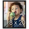 PosterPalooza | Classic Modern Black Picture Frame - UV Acrylic, Foam Board Backing, Hanging Hardware - 2 of 4