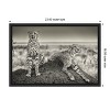 Amanti Art Two Cheetahs watching out by Henrike Scheid Canvas Wall Art Print Framed 23-in. x 16-in. - 4 of 4