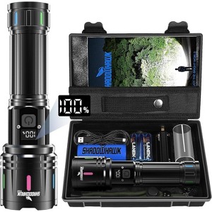 High lumen rechargeable flashlight, 2000 lumens XHM90.2 ultra bright flashlight with digital display LED flashlight, high-power waterproof - 1 of 4