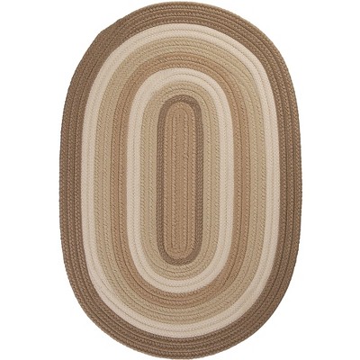 Colonial Mills Brooklyn Braided Rug, 6x6, Natural