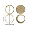 Unique Bargains Portable Rhinestones Cosmetic Mirror 1 Pc - 2 of 3