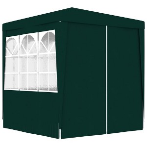 vidaXL Professional Party Tent with Side Walls 6.6'x6.6' Green 0.3 oz/ftÂ² - 1 of 4
