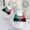 Big Dot of Happiness Viva Mexico - Mexican Independence Day Party Clear Goodie Favor Bags - Treat Bags With Tags - Set of 12 - 2 of 4