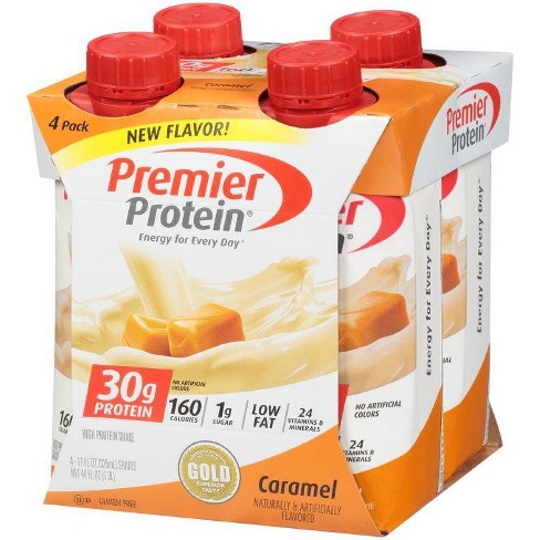 Premier Protein Shakes Caramel 11 Fl Oz 4ct Bottles Target